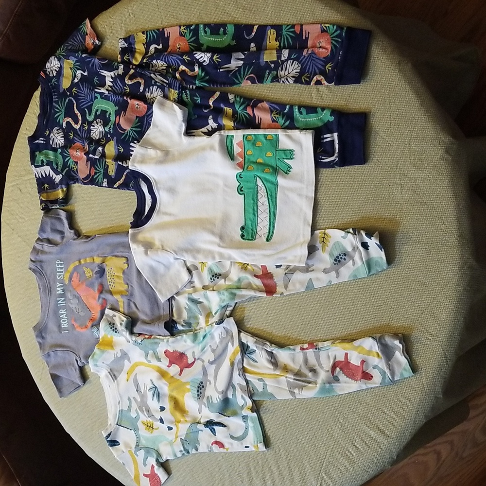 Bundle of Dinosaur Pajamas